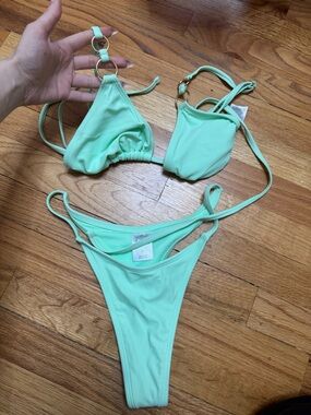 Wild Fable Mint Green Bikini Set